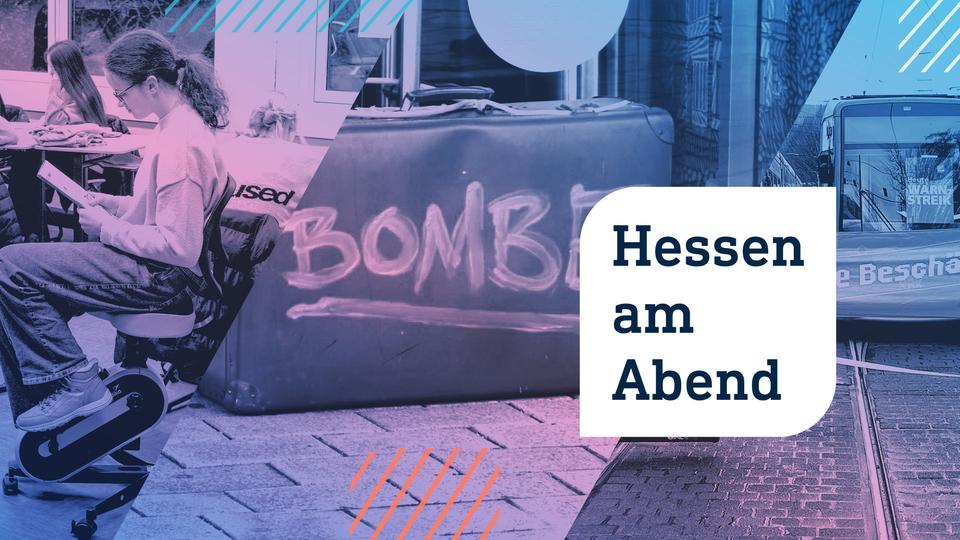 Hessen am Abend: Geduldsprobe in Kassel, Fahrradfahren im Klassenzimmer und Bomben-Stimmung in Hanau