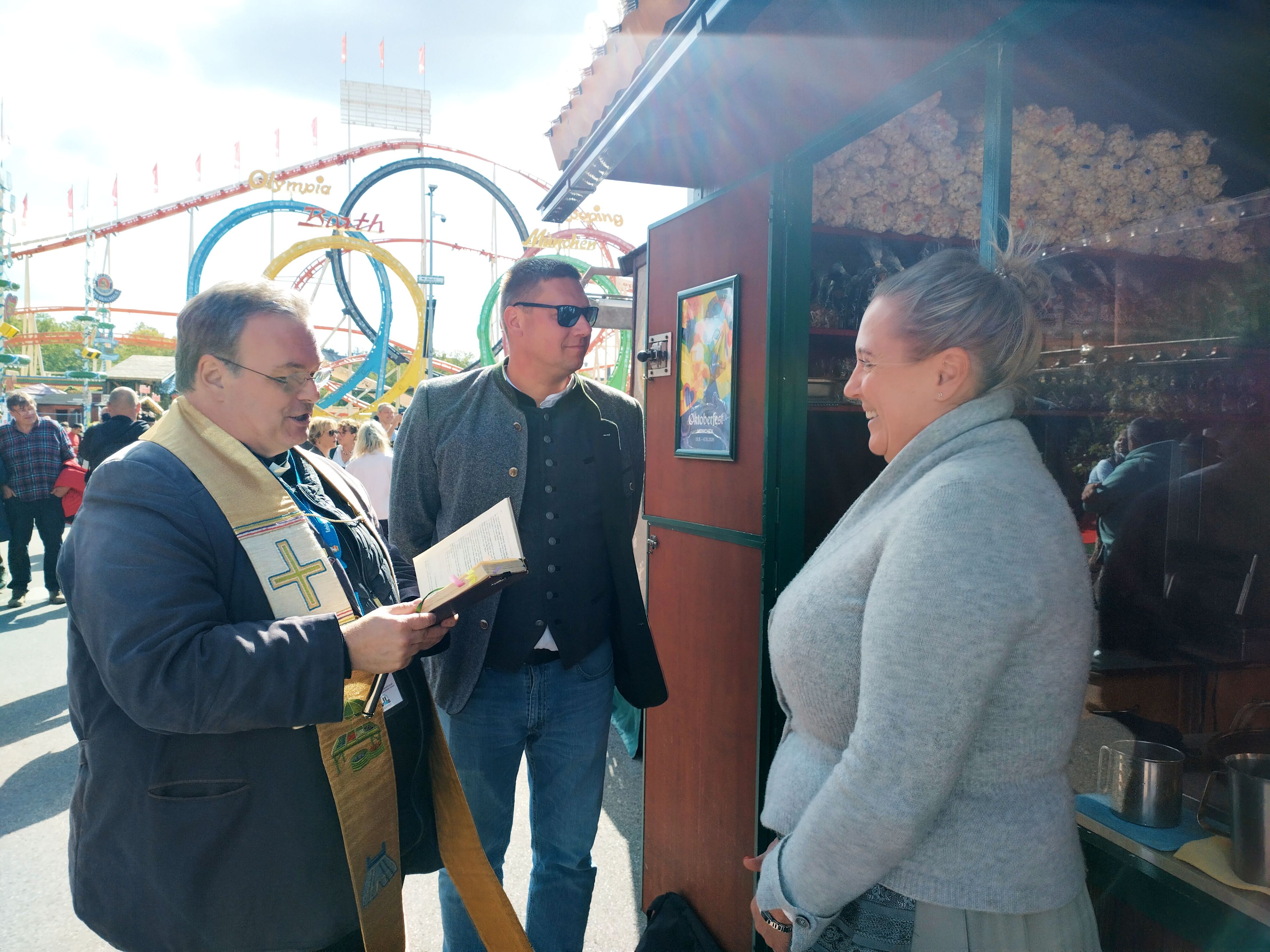 Wiesn-Seelsorger: "Zwei, drei Feste weiter" kommt die Trauer