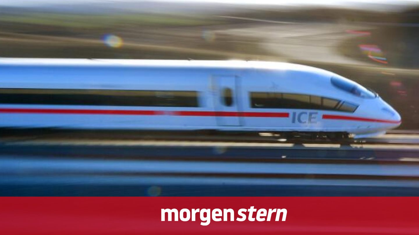 morgenstern: ICE kommt 18 Kilometer zu spät zum Halten