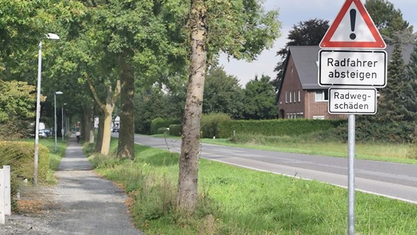 Radweg-Chaos bei Elmshorn: Erst Sperrung, dann Tempo 30, jetzt die Sanierung