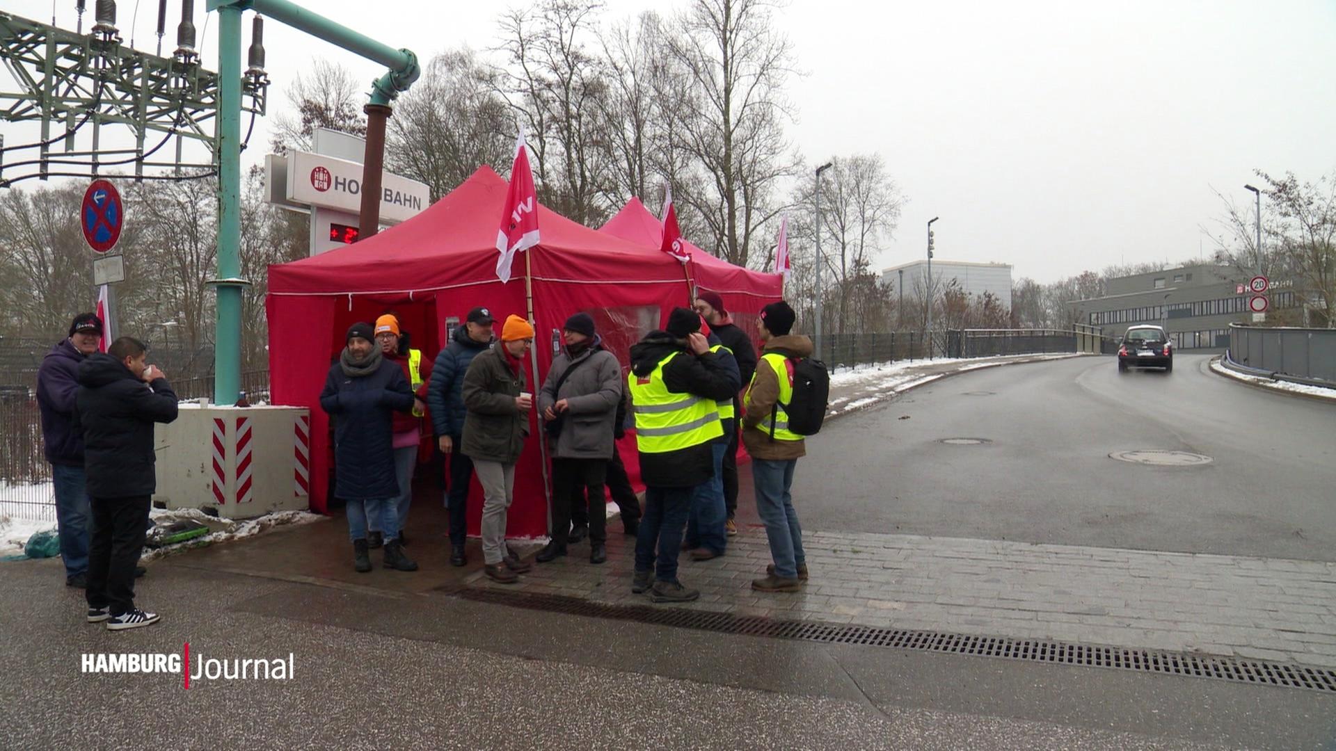 Einschränkungen im Nahverkehr: Bus-Streik bei der Hochbahn
