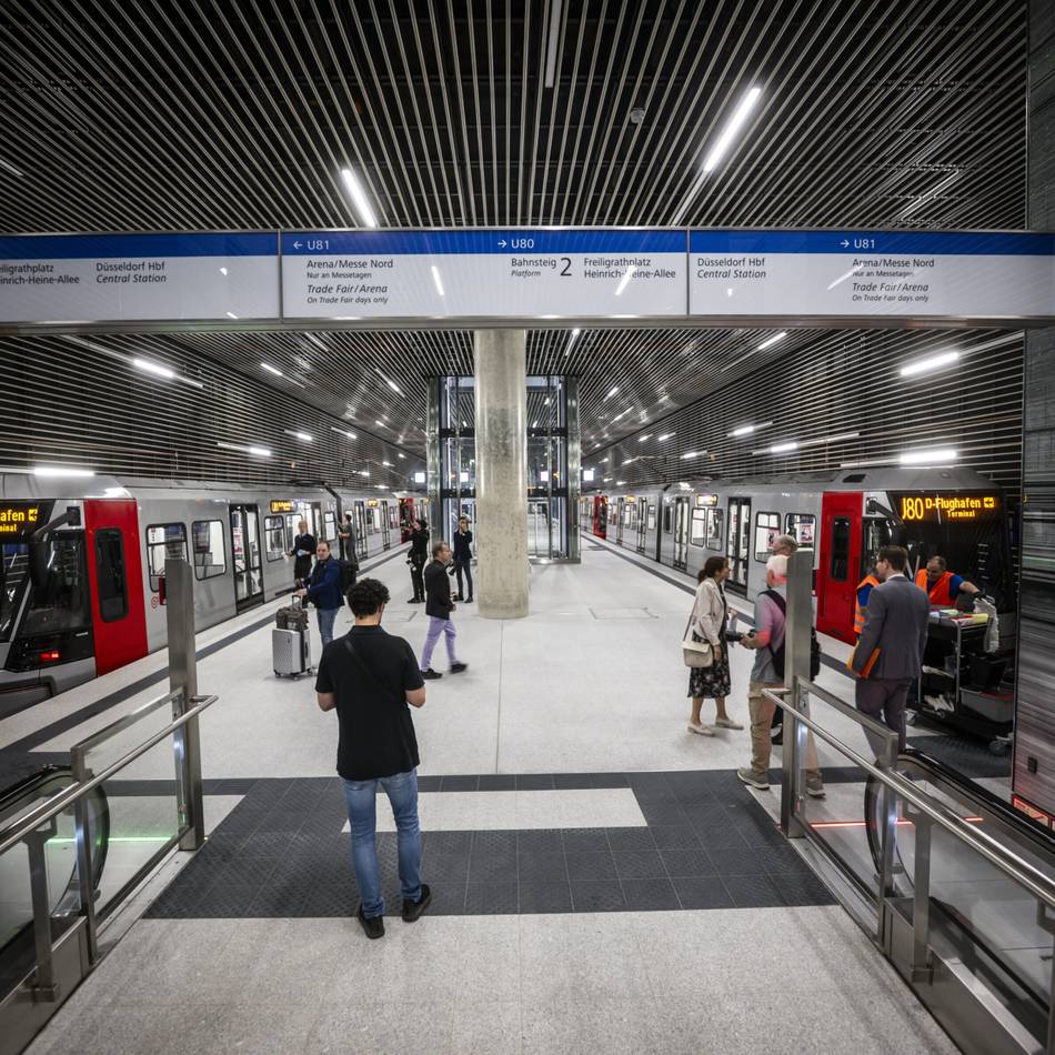 Station am Flughafen: Keine Werbung an Düsseldorfs neuem U-Bahnhof – das ist der Grund