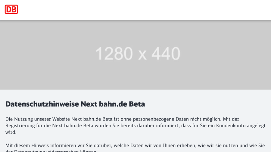 Deutsche Bahn: Bahn-Website am Dienstag vorübergehend gestört