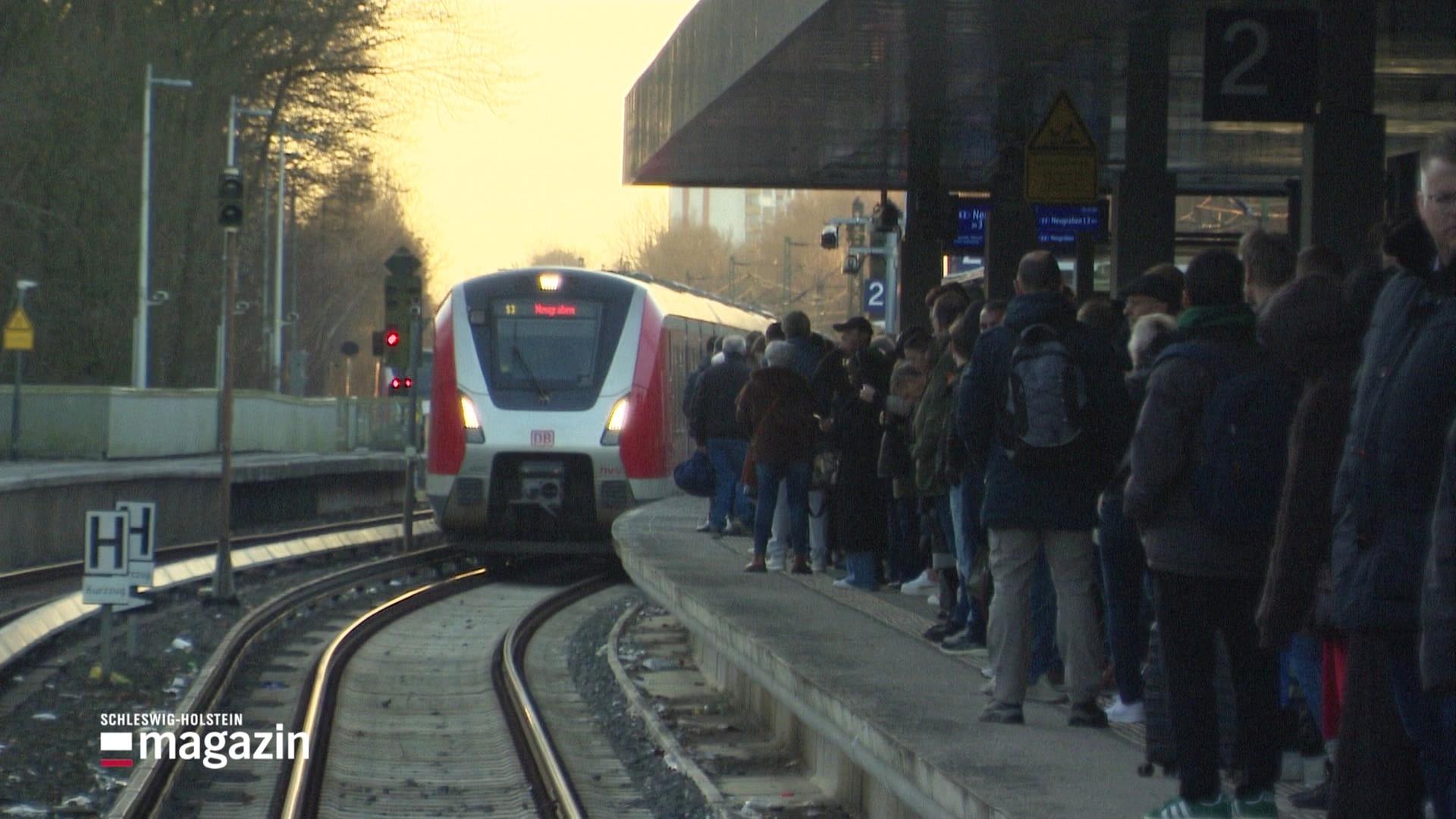 Regional-Bahnstrecke zwischen Pinneberg und Hamburg gesperrt
