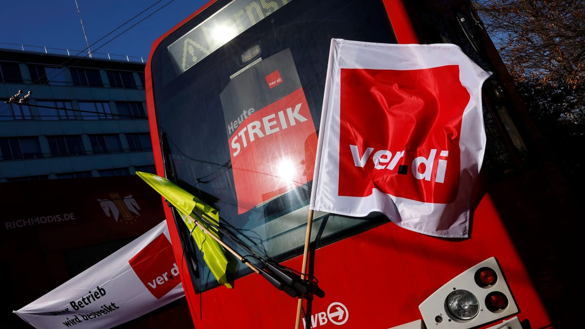 Mehrere Bundesländer: Neuer ÖPNV-Warnstreik in mehreren Bundesländern