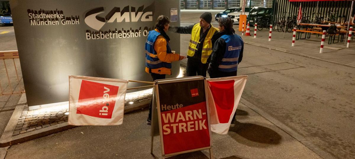MVG-Streik in München: Der Nahverkehr fährt nach Notfahrplan