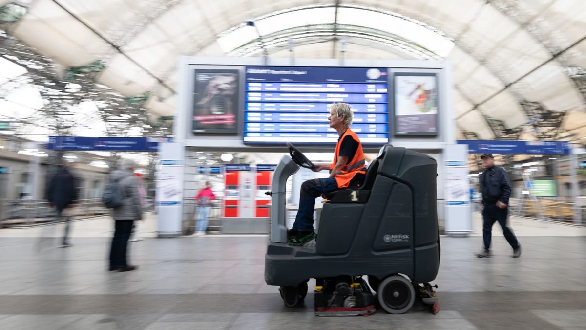 Deutsche Bahn: DB startet Frühjahrsputz an 1.400 Bahnhöfen