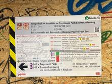 33 statt zwölf Minuten Fahrtzeit: Unterwegs mit dem Ringbahn-Ersatzverkehr zwischen Tempelhof und Treptower Park