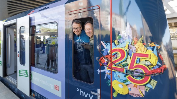 Im Video: Diese S-Bahn im Miniatur-Wunderland-Stil rollt jetzt durch Hamburg