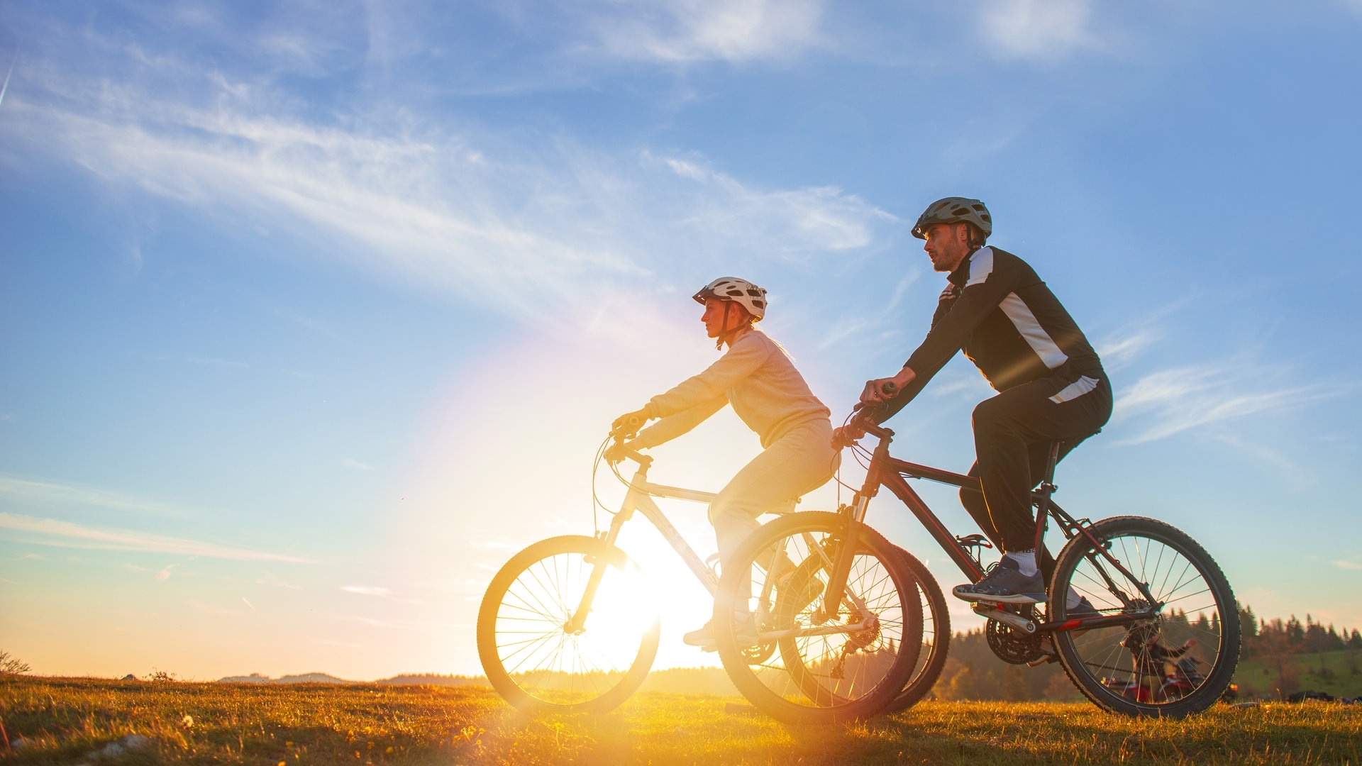 Ausgleichsübungen fürs Fahrradfahren