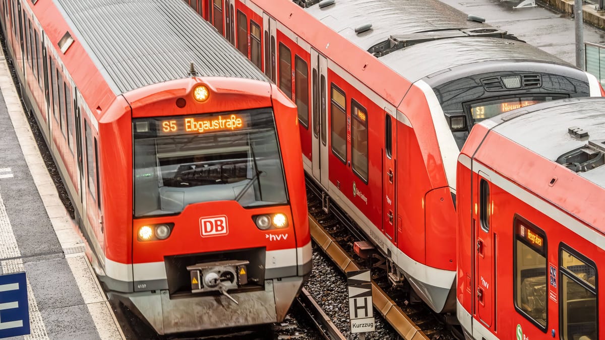 Hamburger S-Bahn: S3 und S5 fallen hier ab heute zwei Wochen lang aus