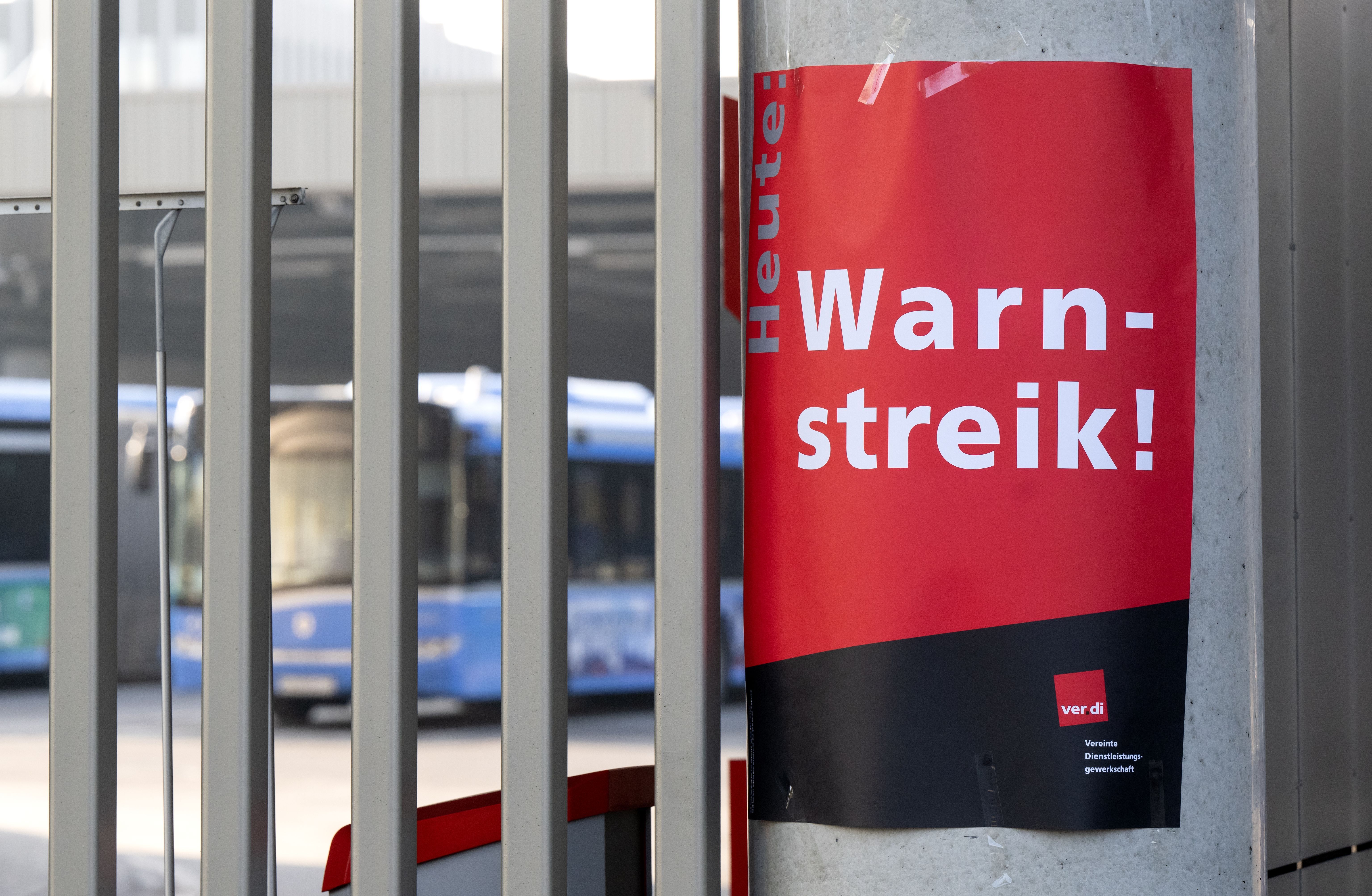 Neuer Warnstreik im kommunalen Nahverkehr am Mittwoch