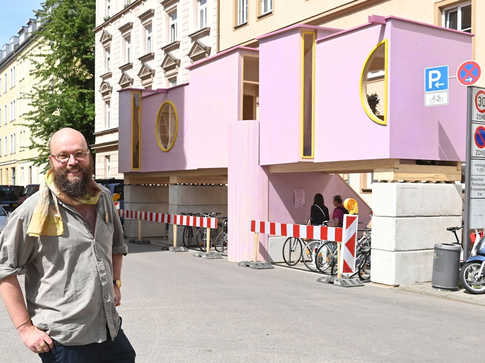 Stelzenhaus in München: Wie in einer engen Stadt Raum aus dem Nichts entsteht