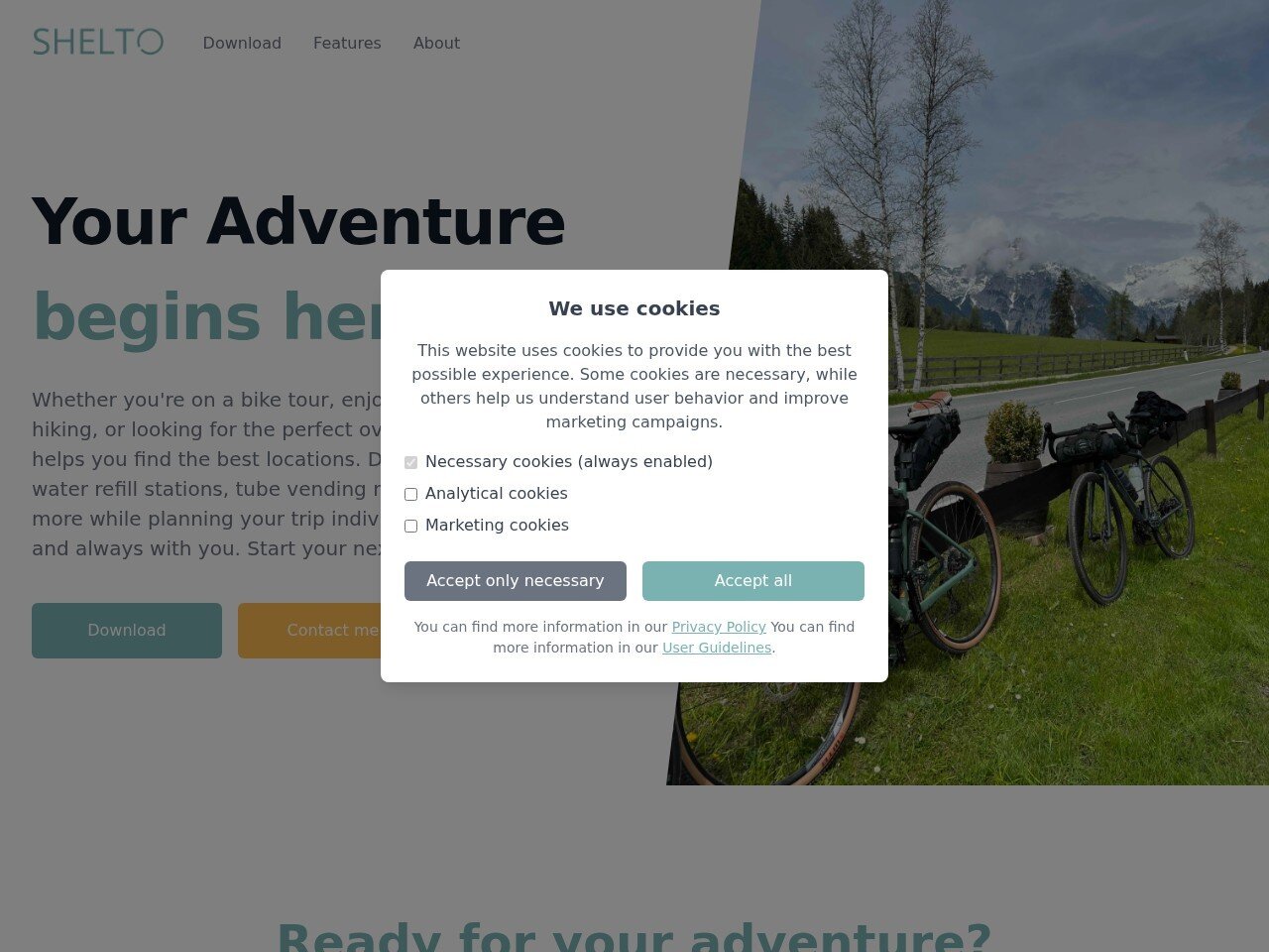 Screenshot https://shelto.de/