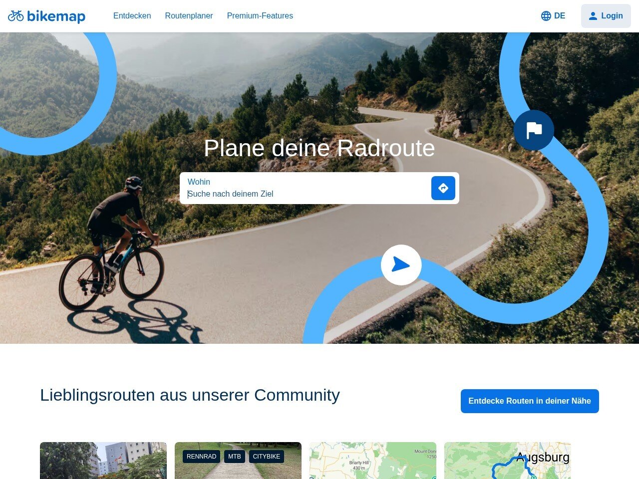Screenshot https://www.bikemap.net/de/