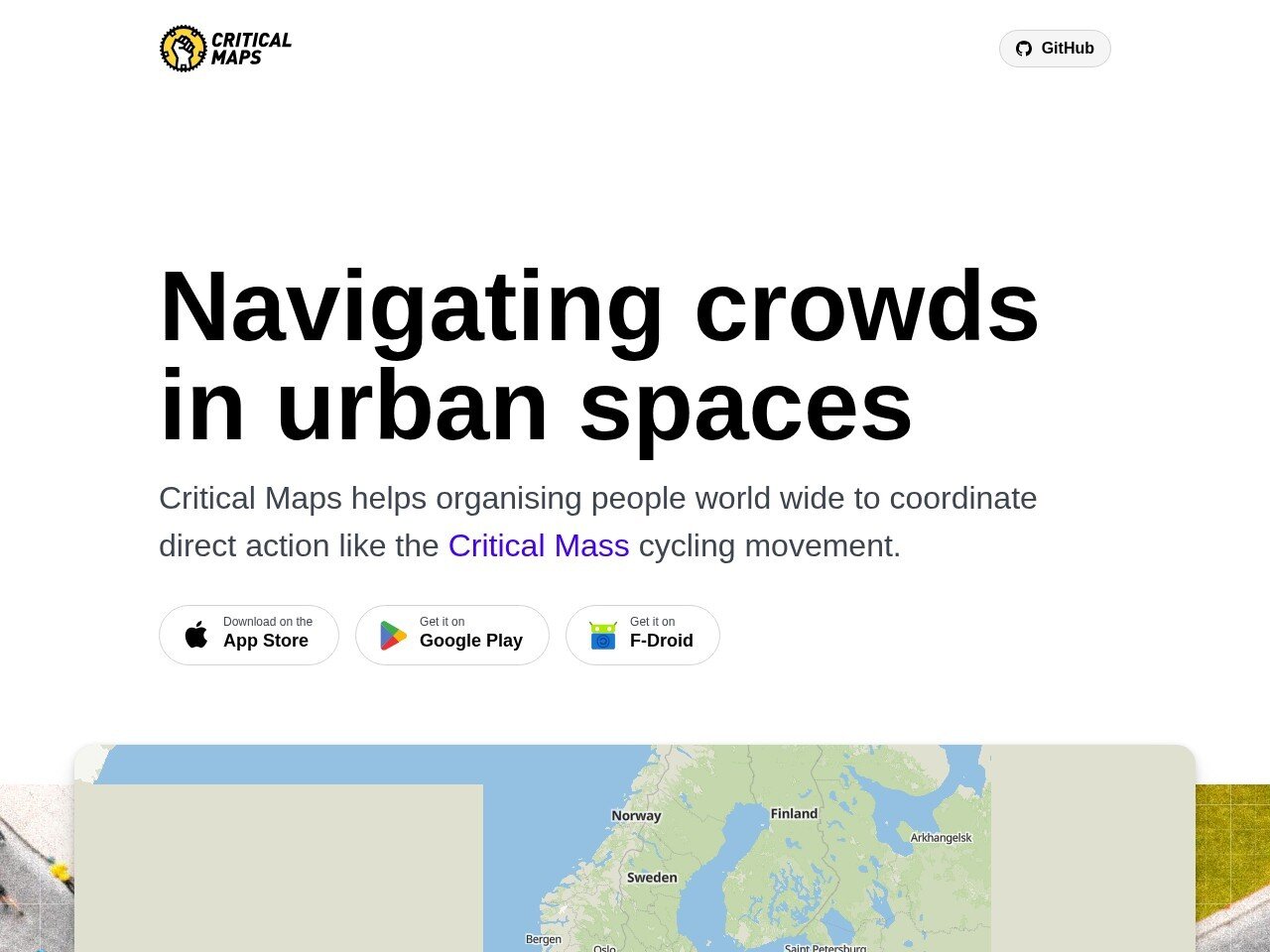 Screenshot https://www.criticalmaps.net/