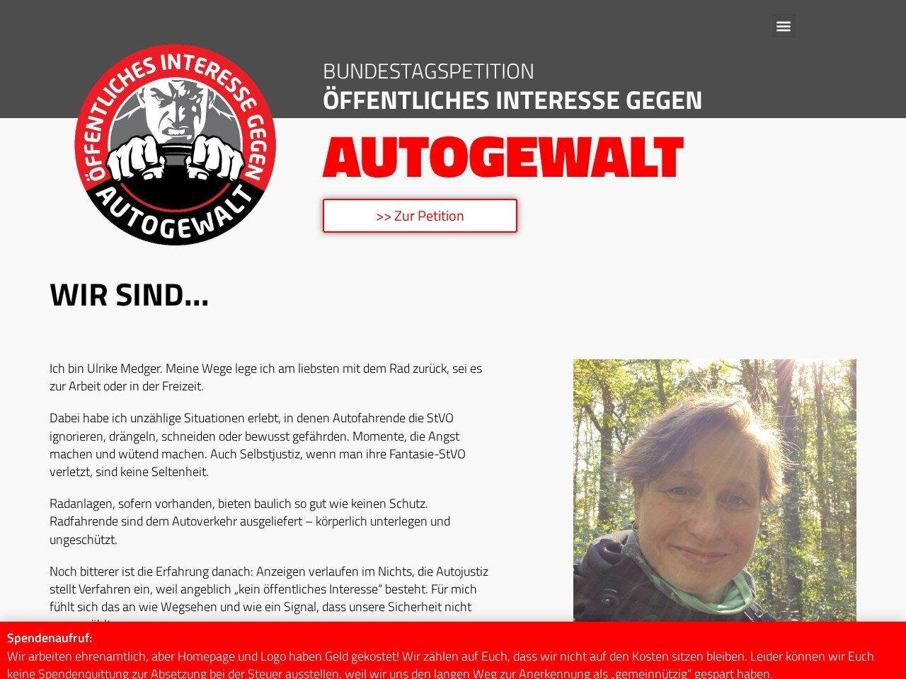 Screenshot https://www.oeffentliches-interesse-autogewalt.de/