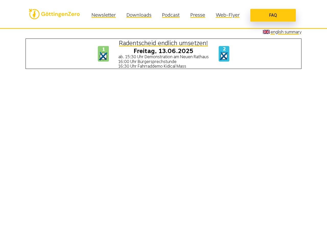 Screenshot https://radentscheid-goe.de/