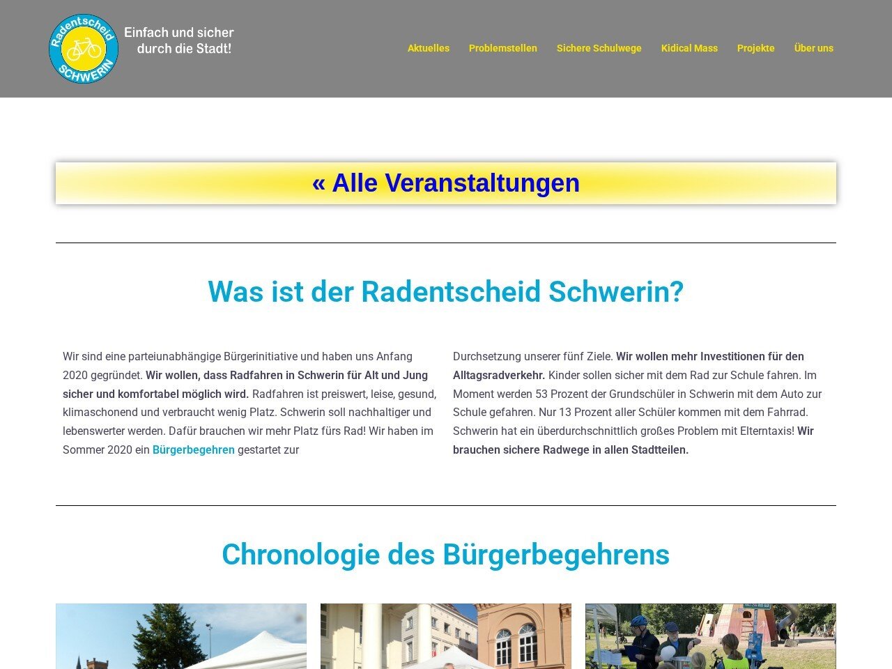 Screenshot https://www.radentscheid-schwerin.de/
