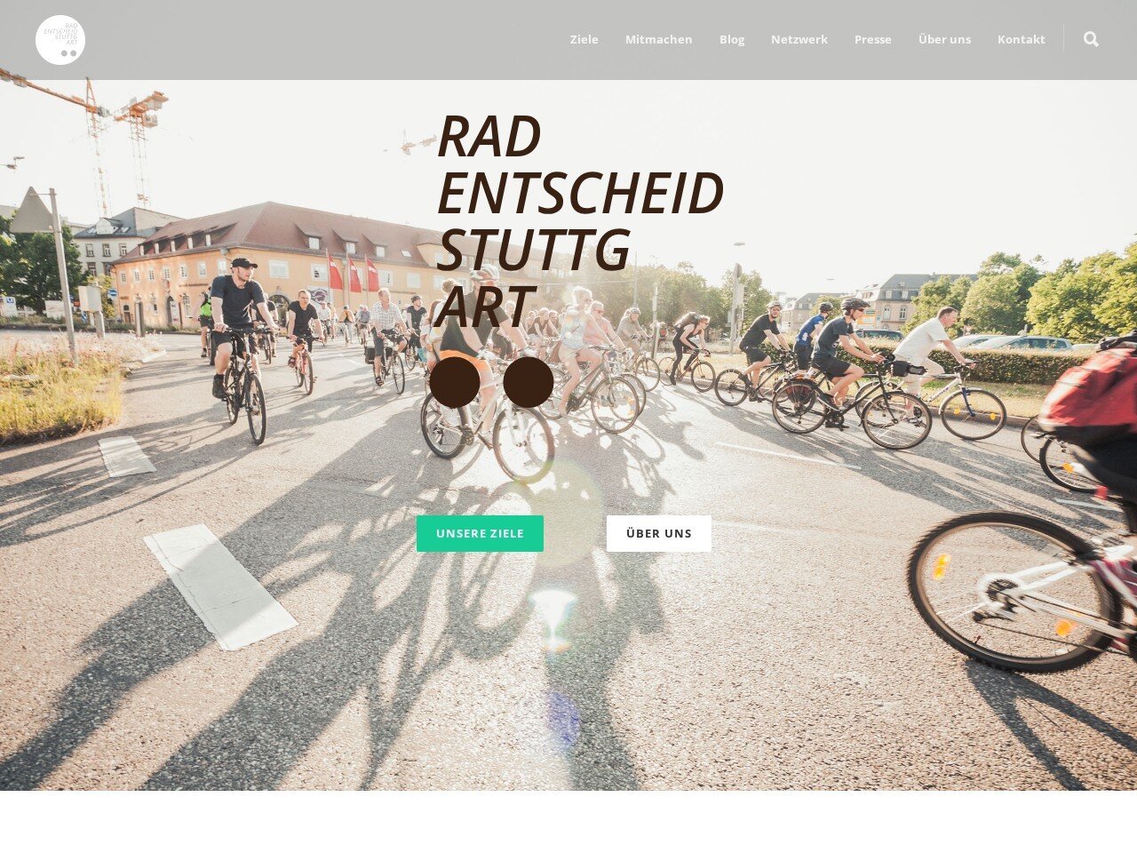 Screenshot https://radentscheid-stuttgart.de/