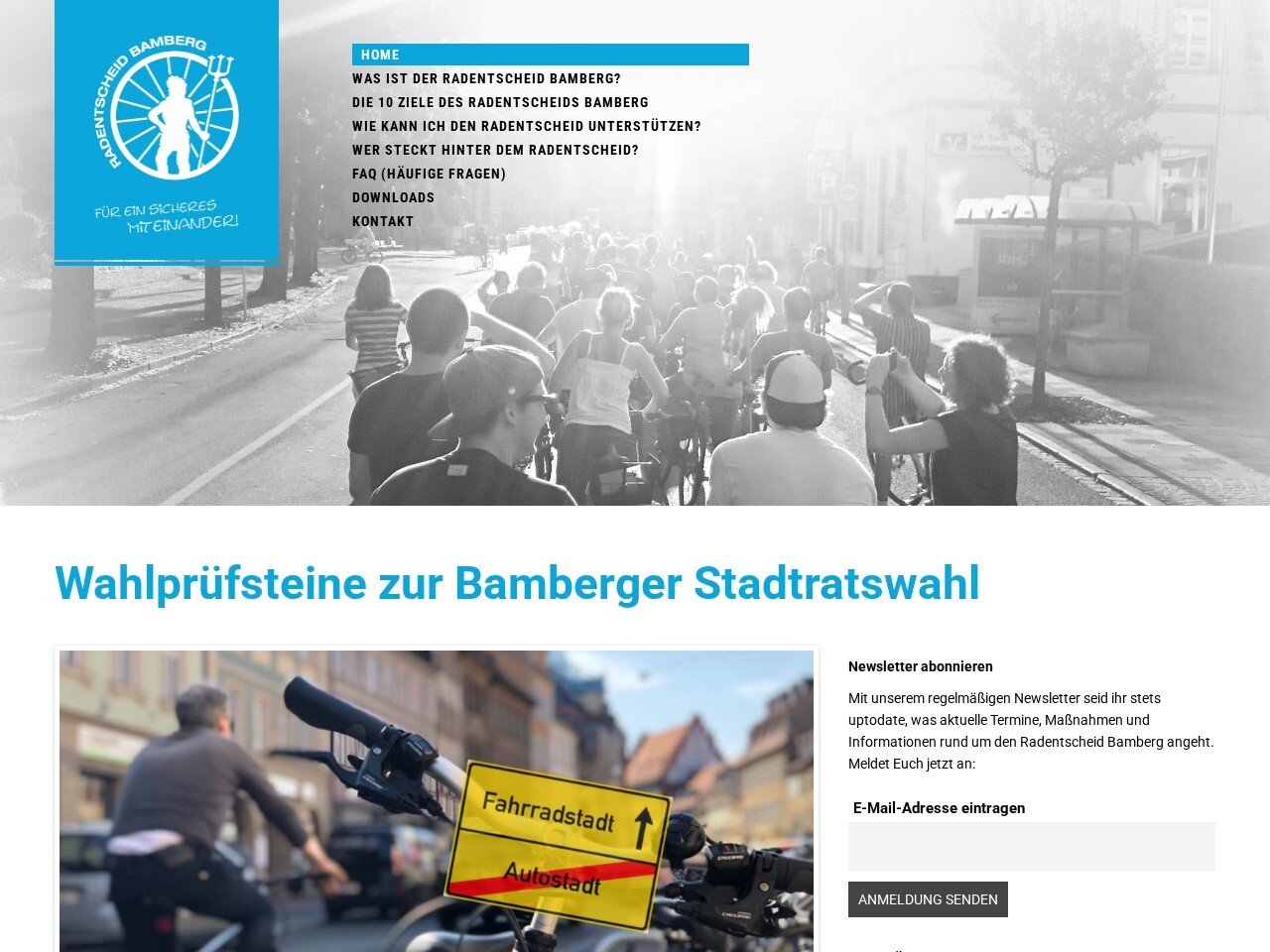 Screenshot https://www.radentscheid-bamberg.de/