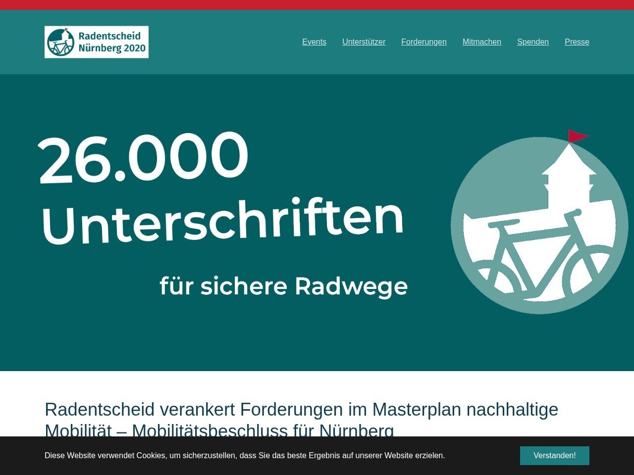 Screenshot https://radentscheid-nuernberg.de/