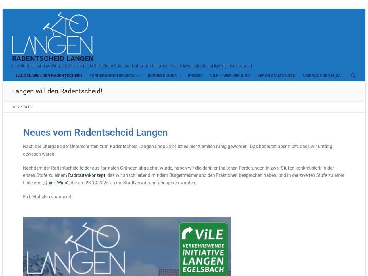 Screenshot https://radentscheid-langen.de/