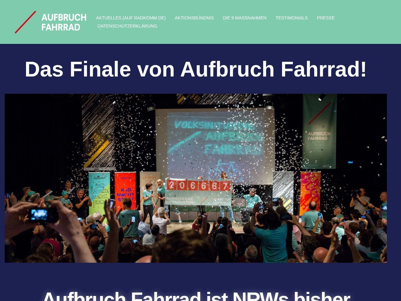 Screenshot https://www.aufbruchfahrrad.de