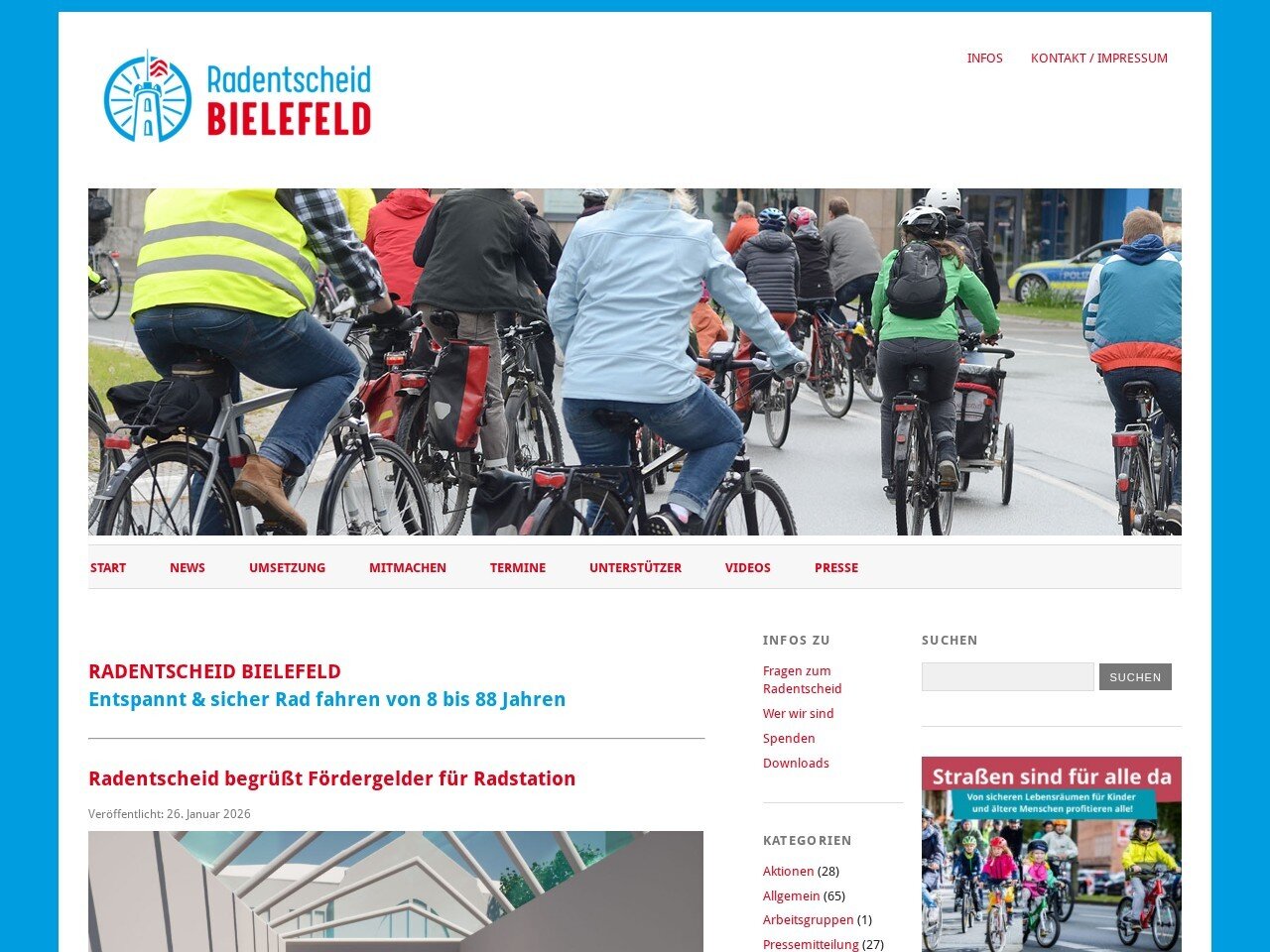 Screenshot https://radentscheid-bielefeld.de/