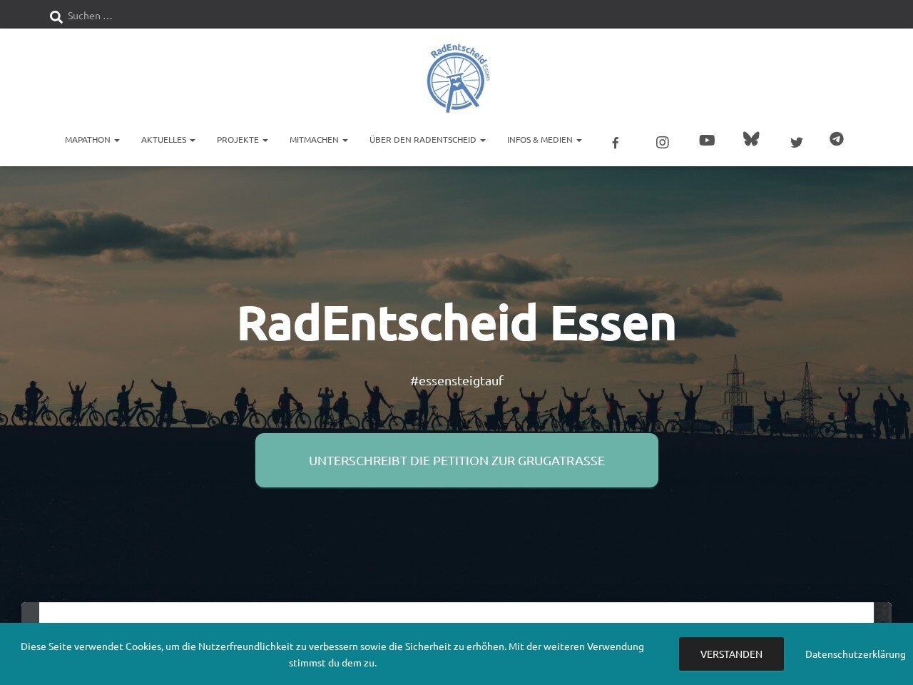 Screenshot https://radentscheid-essen.de/