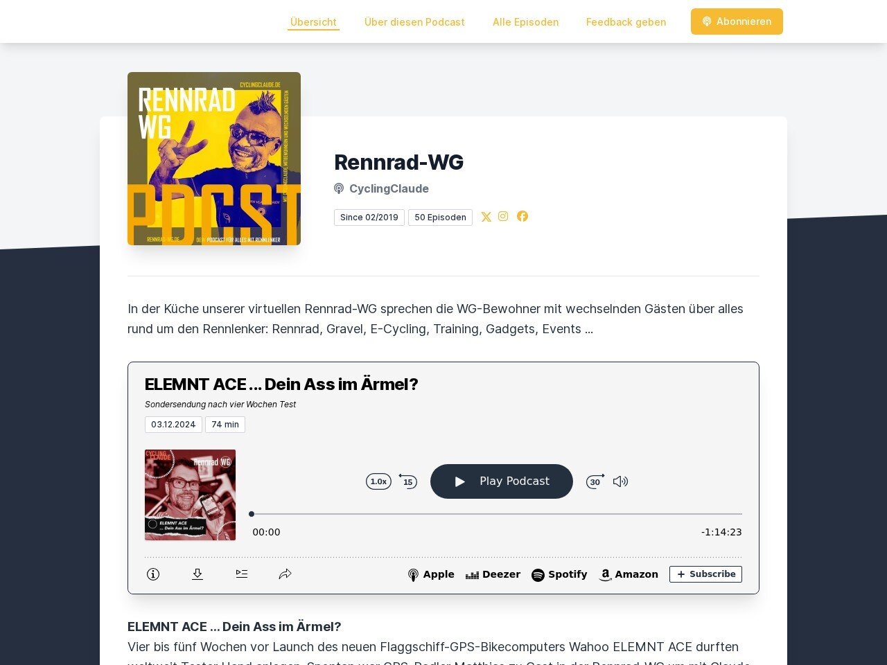 Screenshot https://rennrad-wg.de/