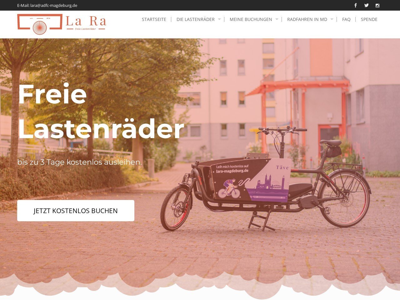 Screenshot https://lara-magdeburg.de/